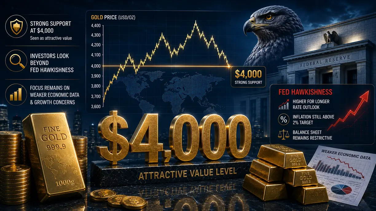 Gold has value at $4,000 as investors look beyond Fed hawkishness   teaser image
