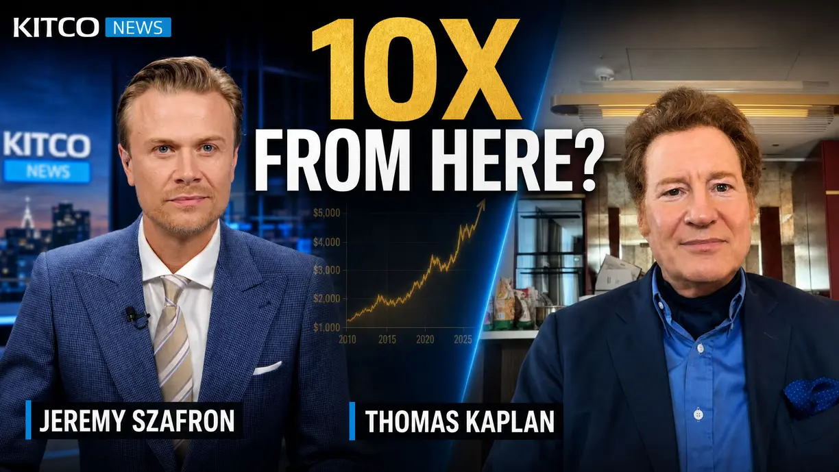 Gold price headed 10 times higher, and that is inevitable, Thomas Kaplan says teaser image