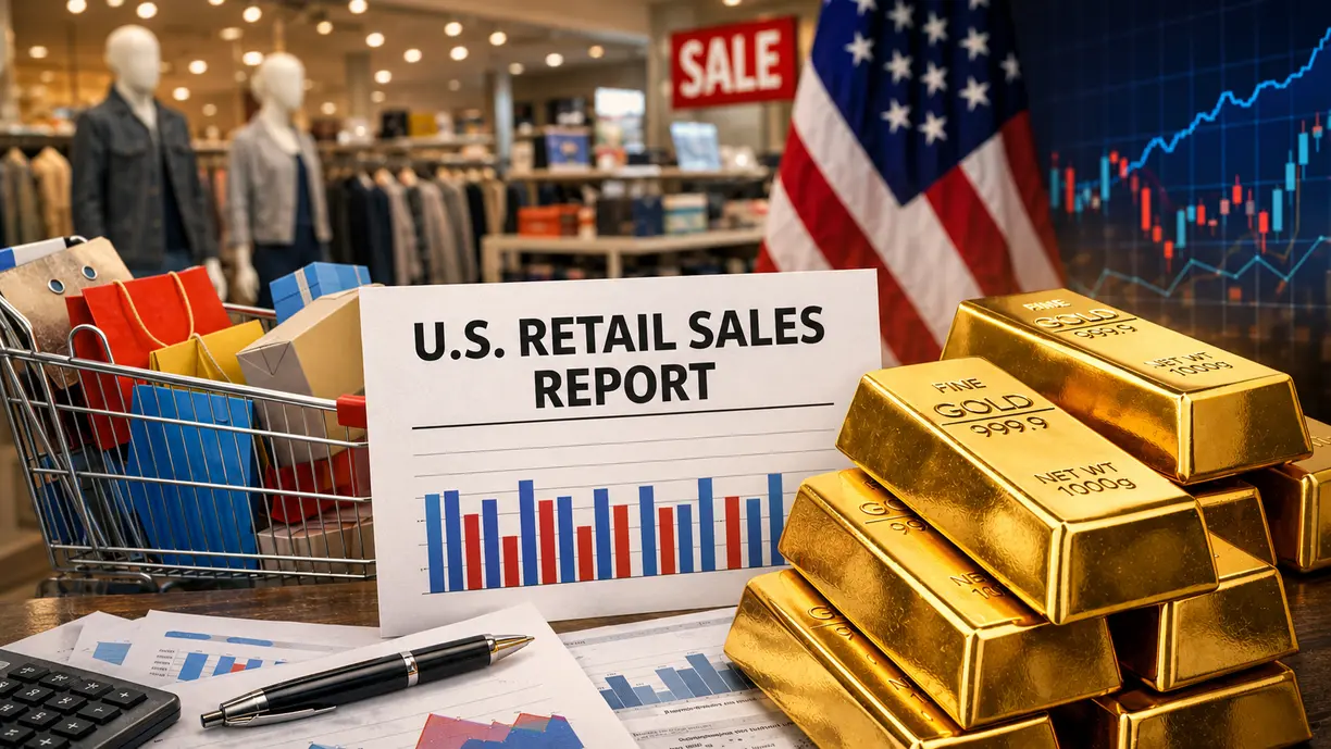 Gold rallies to session high $4,387/oz after retail sales drop -0.6% in July teaser image